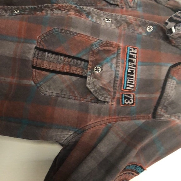 Affliction button down shirt - Picture 9 of 14
